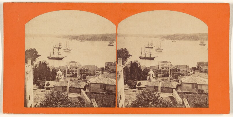 [View of harbor at Constantinople]