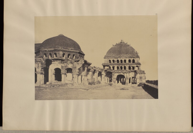 Madura. [Trimul Naik's] Palace, Roofs of Part of the Session Court and of a Hall on One Side of Quadrangle.