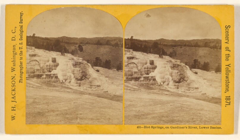 Hot Springs, on Gardiner's River, Lower Basins.