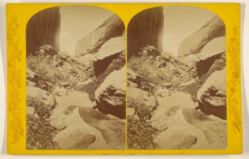 Boulders. This canon is 140 1/2 miles in length and from 300 to 3,000 feet deep. [Colorado River. Glen Canon]