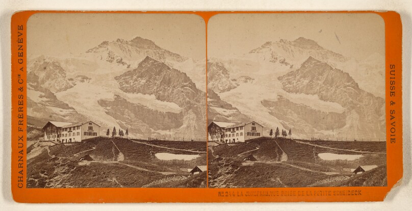 La Jungfrau, Vue Prise de la Petite Scheideck