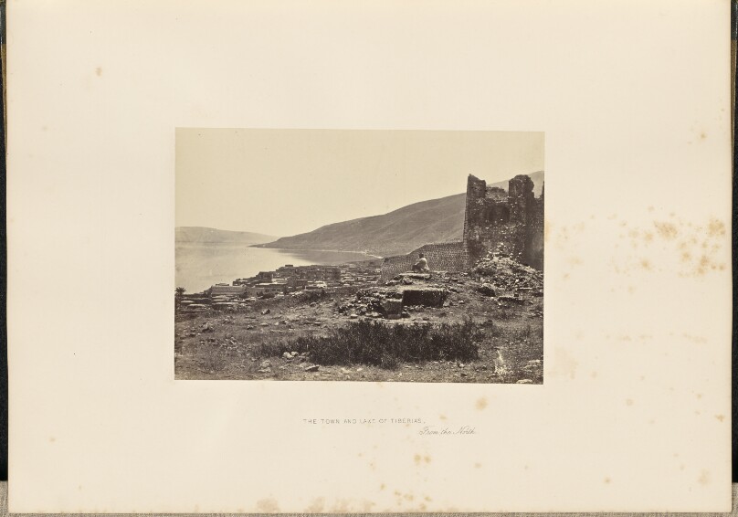 The Town and Lake of Tiberias, From the North
