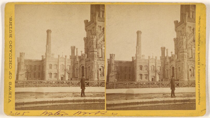 [Water Works, Ruins of the Chicago Fire, 1871]