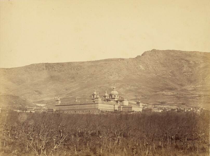 [El Escorial, at a distance]