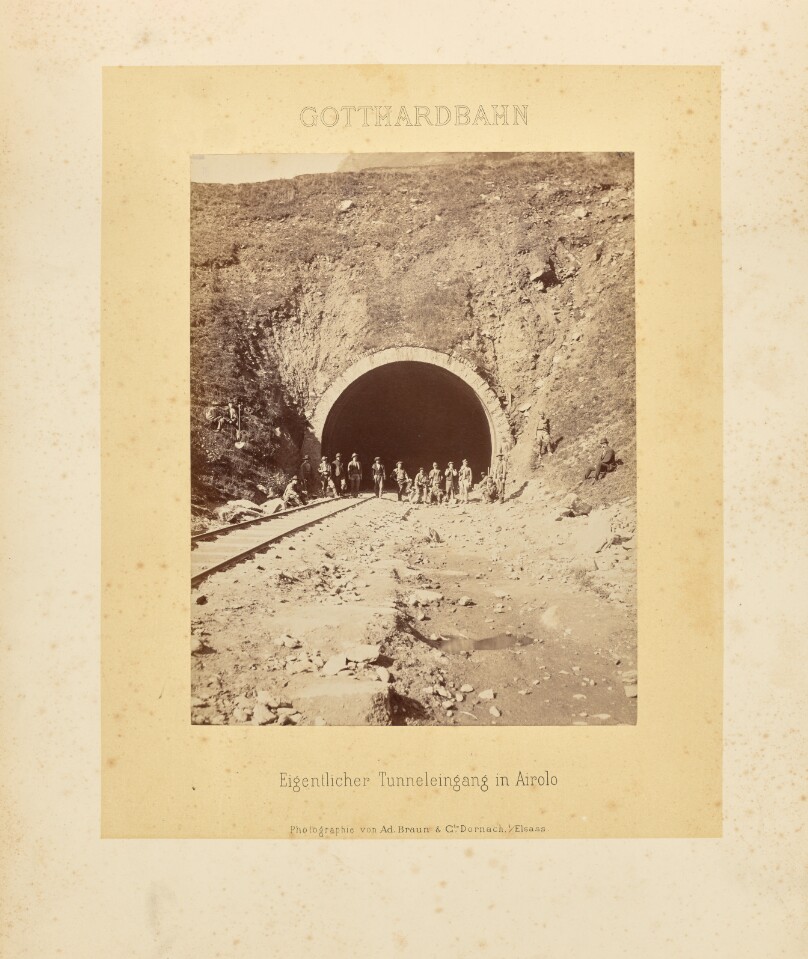 Gotthardbahn: Eigentlicher Tunneleingang in Airolo