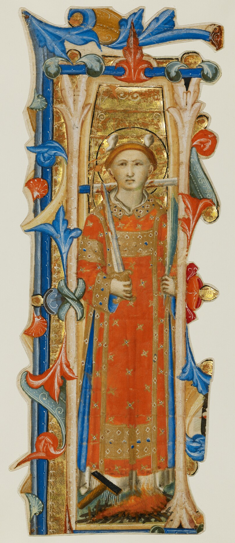 Historiated Initial from an Antiphonal