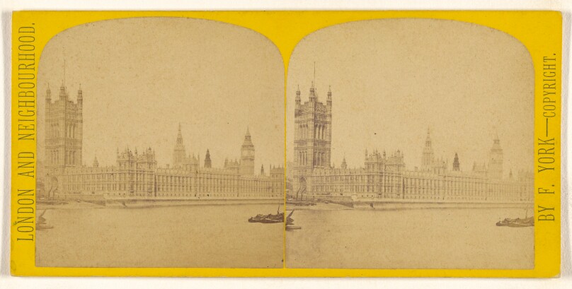 Houses of Parliament, From Lambeth.