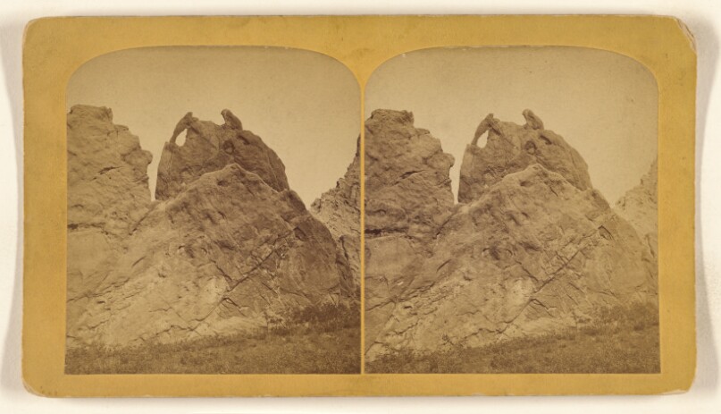 Garden of the Gods, Five Miles from Colorado Springs, Colorado. [Seal & Nun]