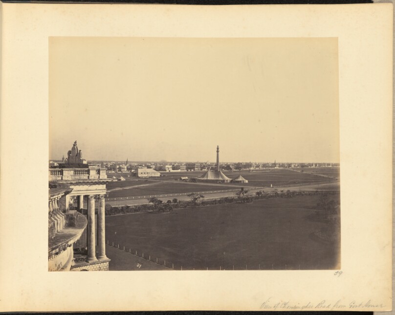 View of Chowringhee Road from Government House
