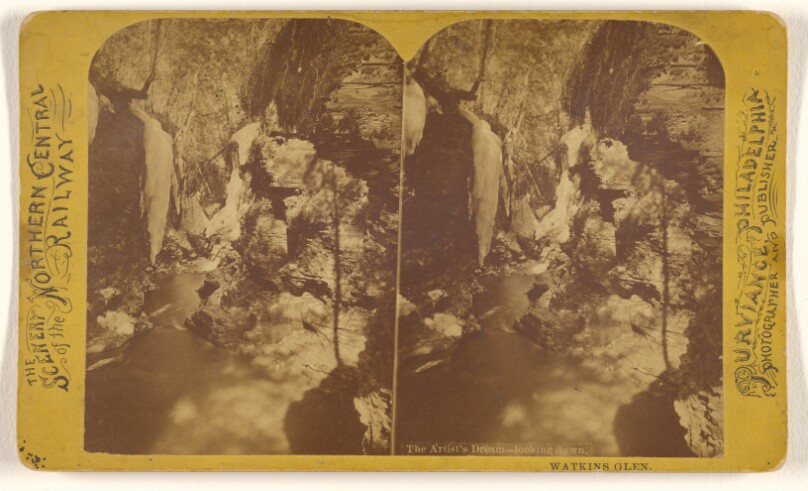Artist's Dream - looking down. Watkins Glen.