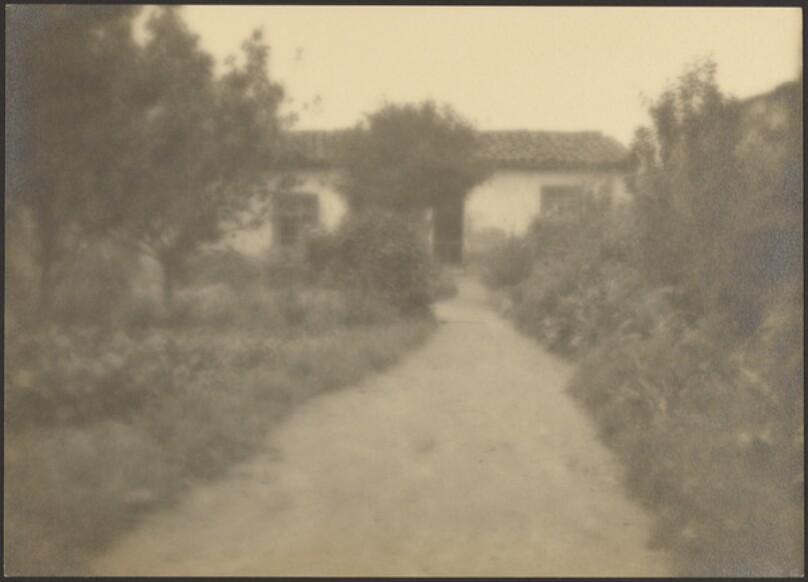 [Spanish adobe in Santa Barbara]