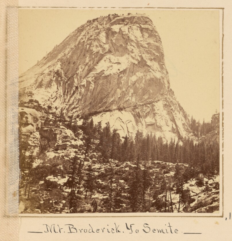 Yowiye, or the Nevada Fall and Mt. Broderick.