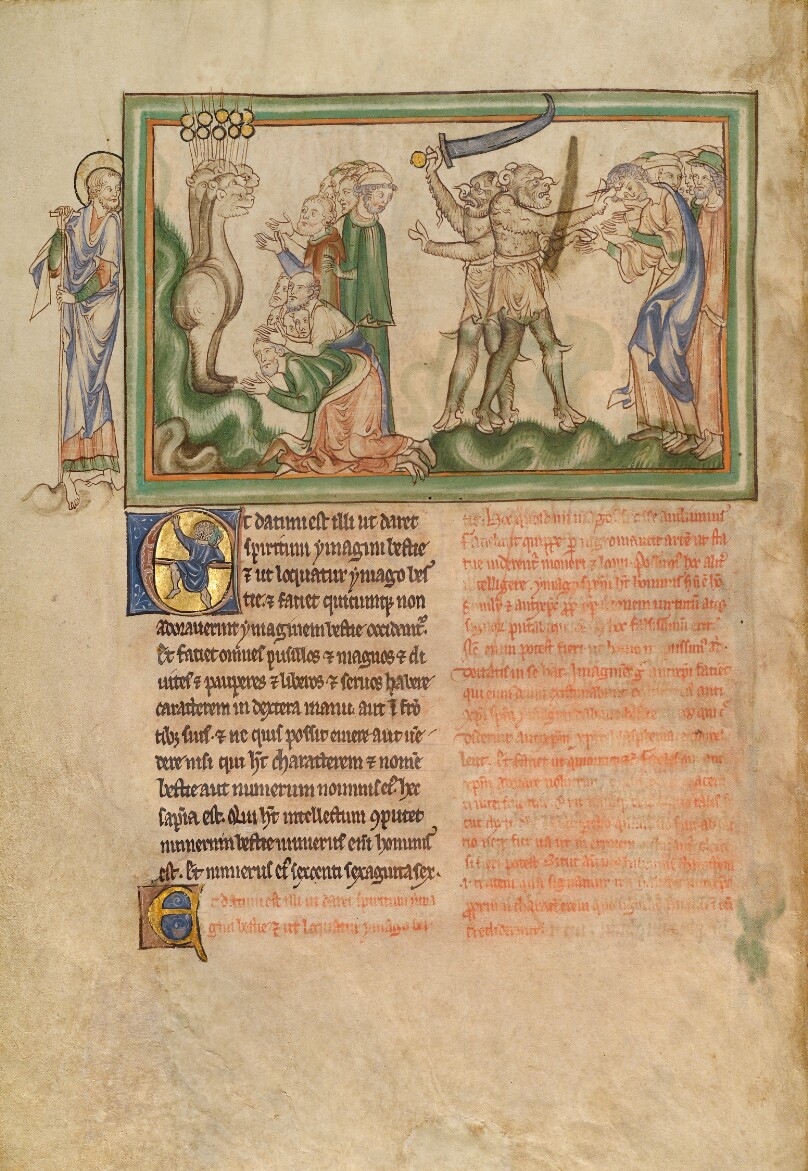 The Beast from the Earth Killing People and People Receiving the Mark of the Beast