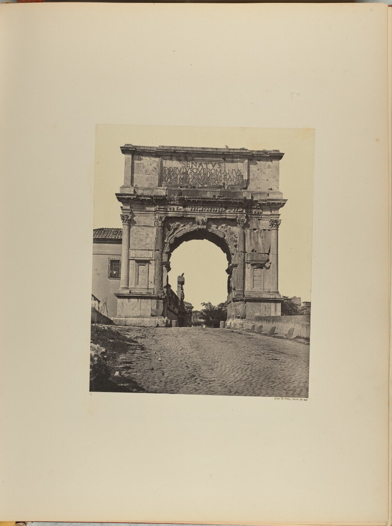 L'Arc de Titus, façade du sud