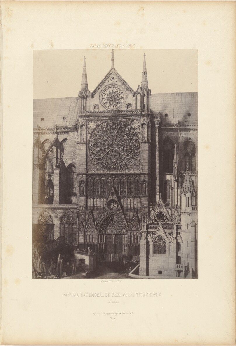 Portail Méridional de l'église de Notre-Dame, XII Siècle (Southern portal of Notre-Dame Church, 12th century)