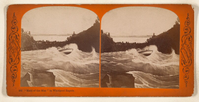 "Maid of the Mist" in Whirlpool Rapids. [Niagara Falls, New York]