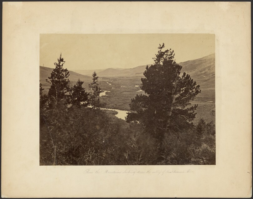From the Mountains Looking Down the Valley of Great Laramie River