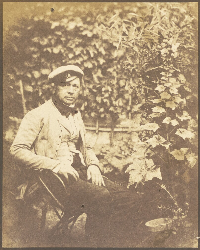 [Self-Portrait in the Garden]