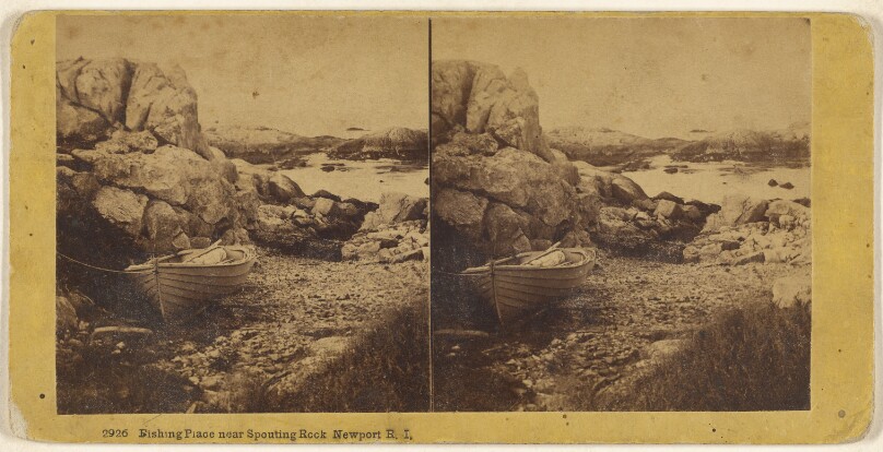 Fishing Place near Spouting Rock[,] Newport R.I.