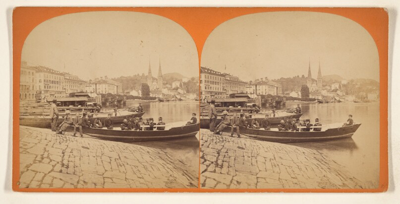 [Lucerne on the Lake of Lucerne. Switzerland.]