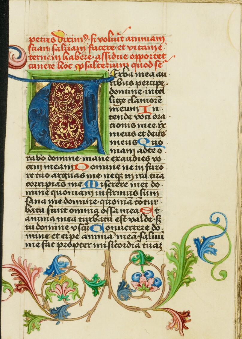 Decorated Initial V