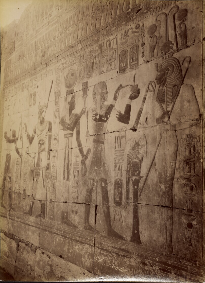 [Abydos, Censing of Seti] / [Abydos, Encensement de Seti]