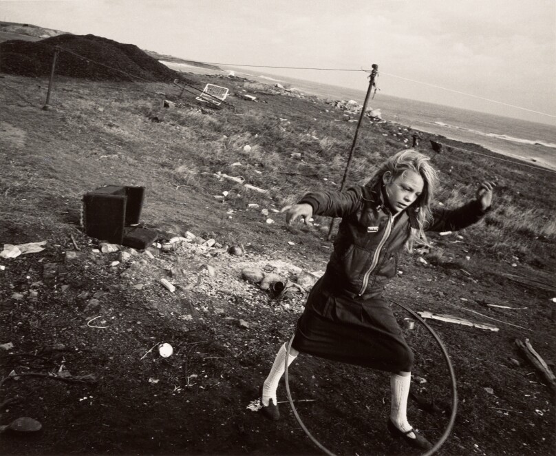 Helen and Her Hula-hoop, Seacoal Camp, Lynemouth, Northumberland