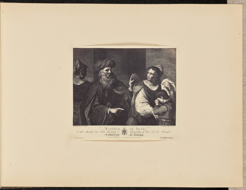["Abraham Casting out Hagar and Ishmael" by Guercino]