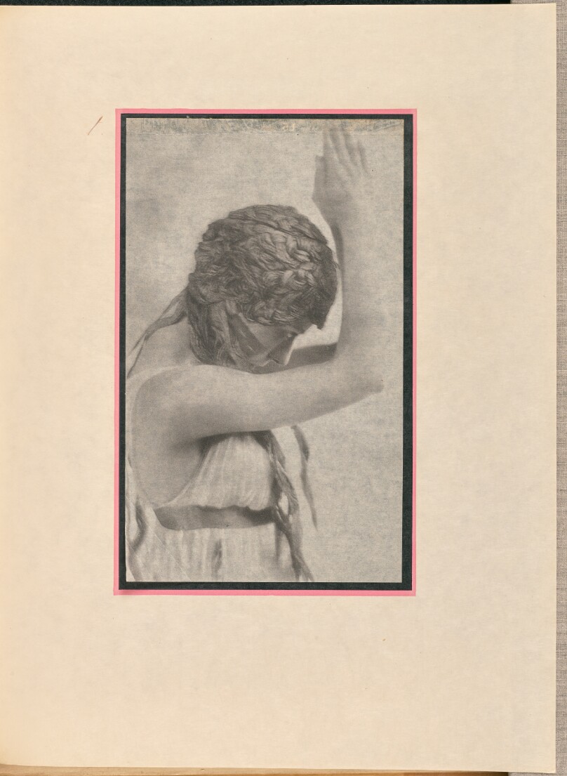 [Female dancer as a nymph, with clasped hands]
