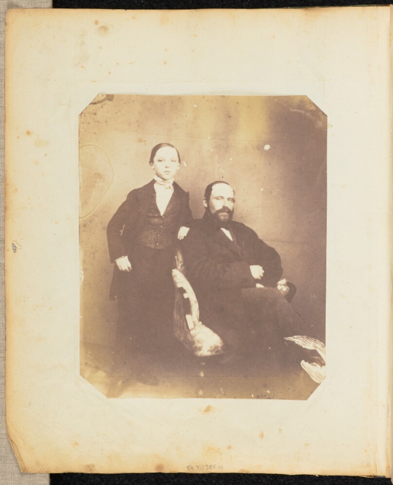 [Portrait of a man and boy]