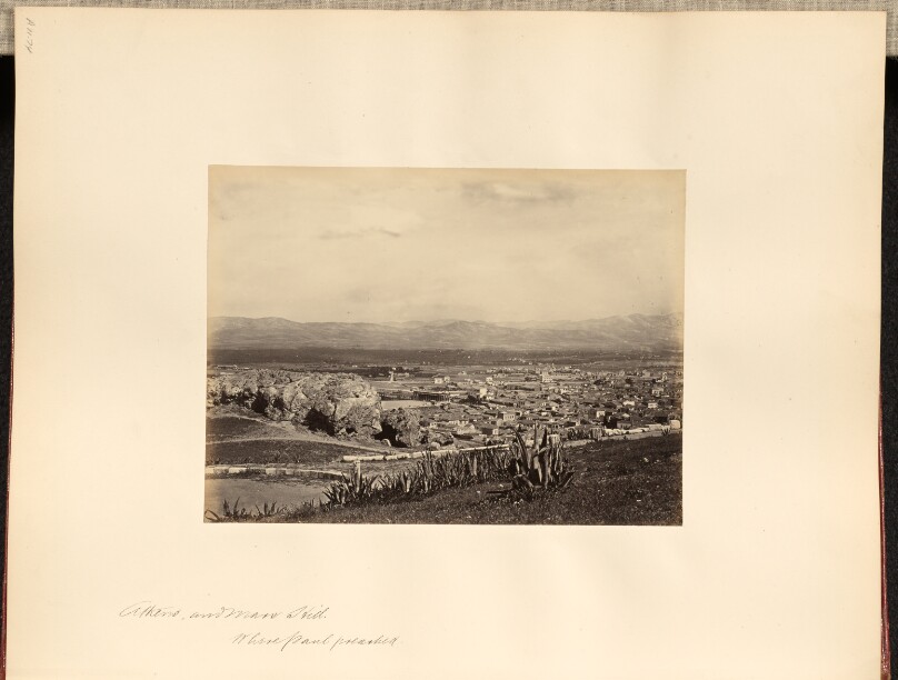 Athens and Mars Hill, where Paul preached