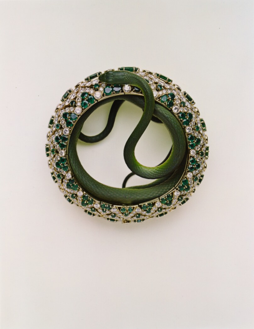 Van Cleef & Arpels Bracelet with Green Snake, New York