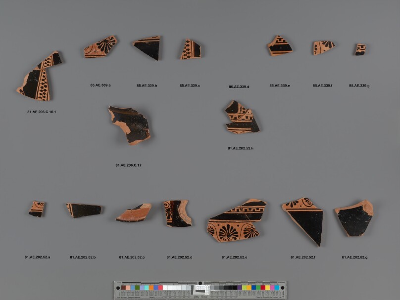 Attic Red-Figure Kalpis Fragment (comprised of 4 joined fragments)