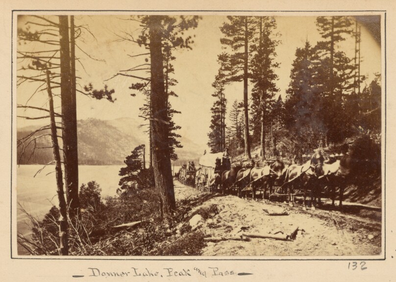 Donner Lake. Peak and Pass, from Wagon Road
