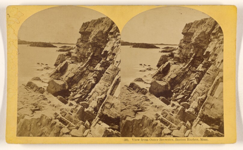 View from Outer Brewster, Boston Harbor, Mass.