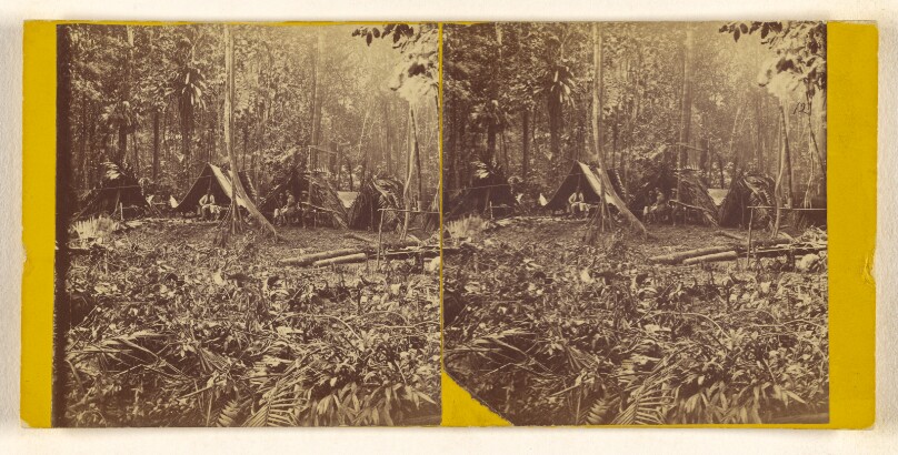 [Camp No. 9. on the Sucubli River. Darien Expedition. No. 12.]