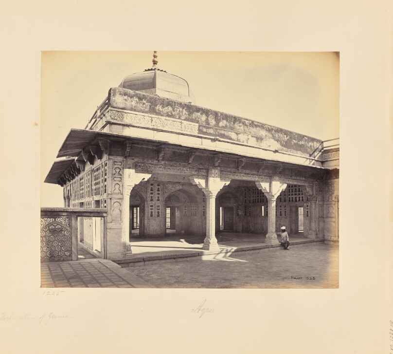 Agra; The Fort, Interior of the Zenana Showing the Mosaic Work, Another View