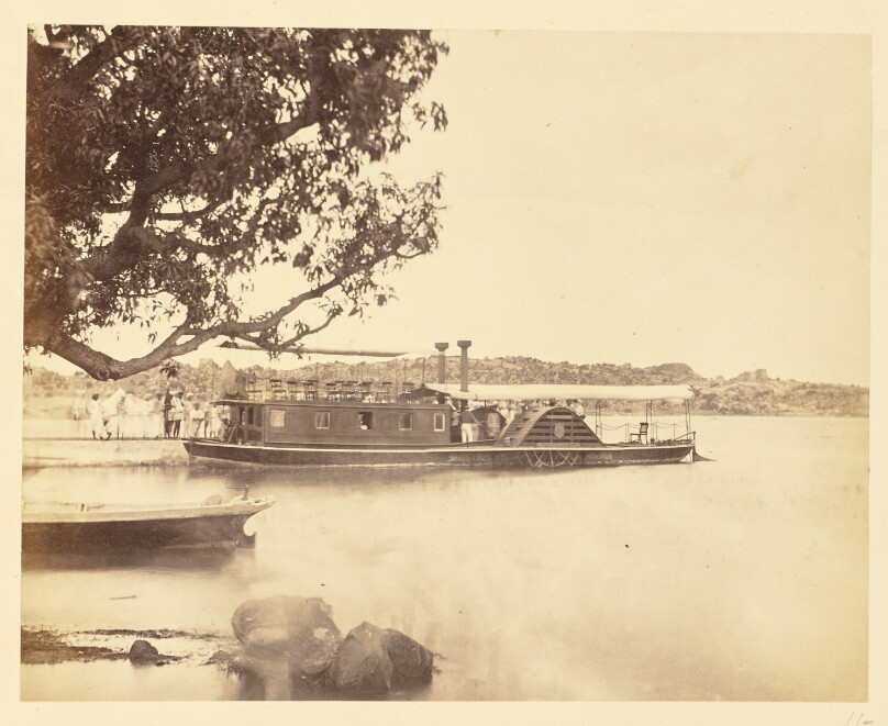 [Paddle Steamer, India]