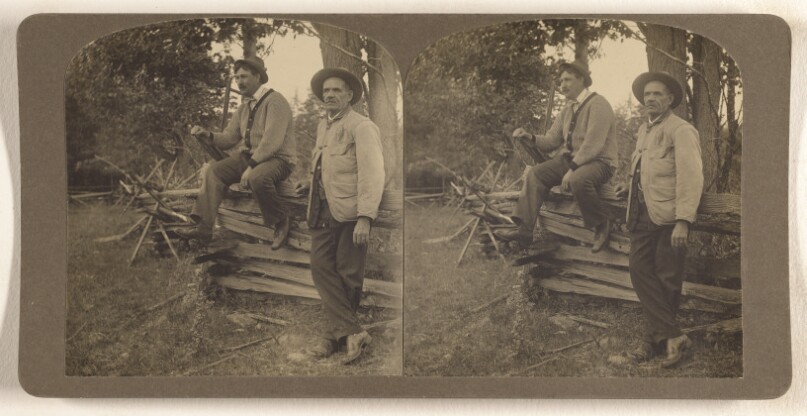 [J.M. Wendt and J. Kirchner at Valcour N.Y. Lake Champlain Aug 1911]
