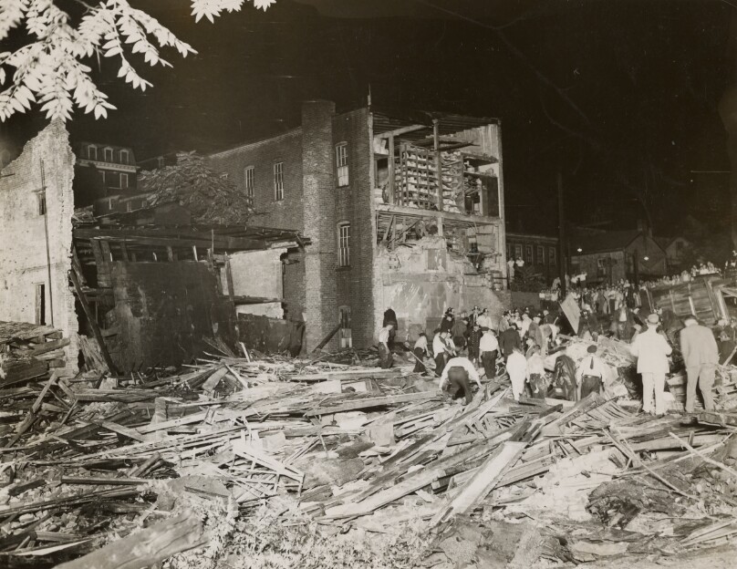 General View, New York Fire