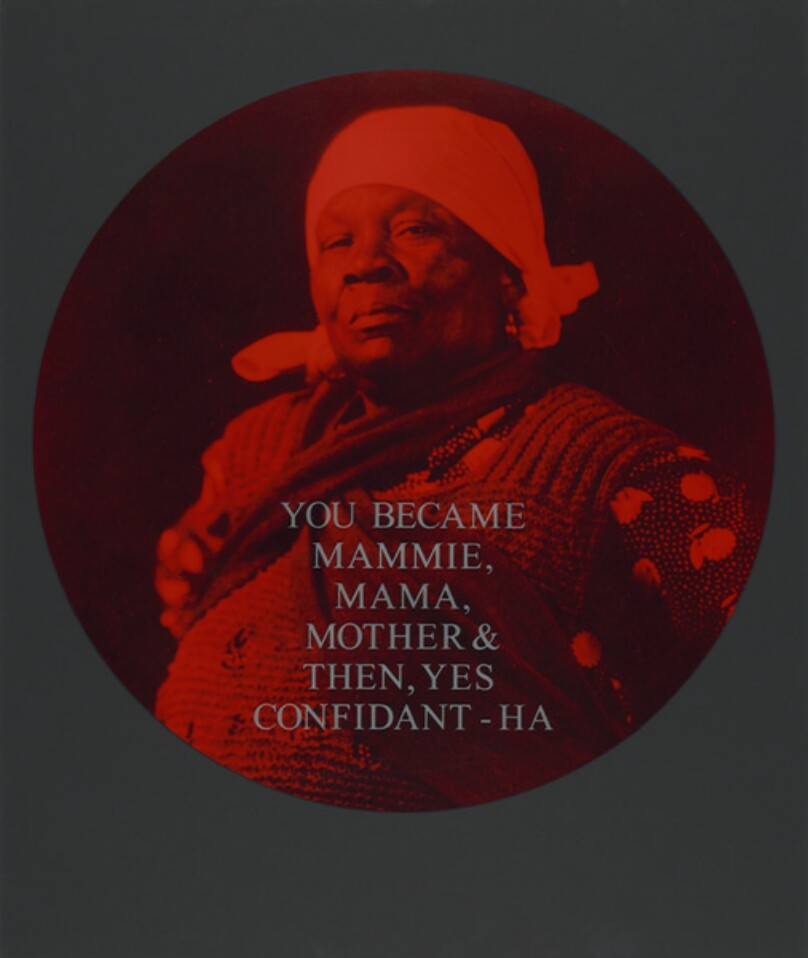 You Became Mammie, Mama, Mother, Then, Yes, Confidant-Ha