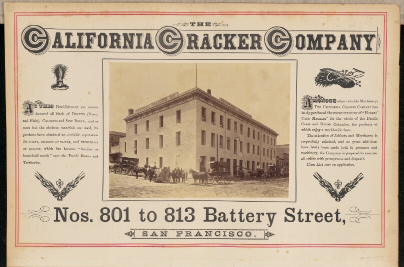 [The California Cracker Company, San Francisco]