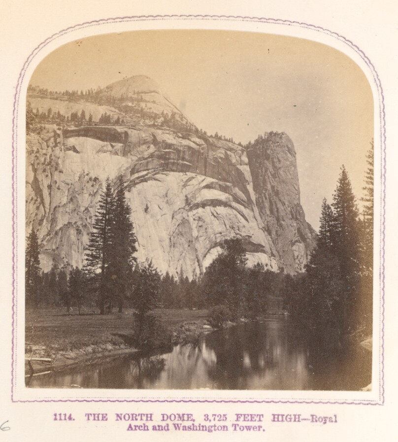 The North Dome, 3,725 Feet High - Royal Arch and Washington Tower