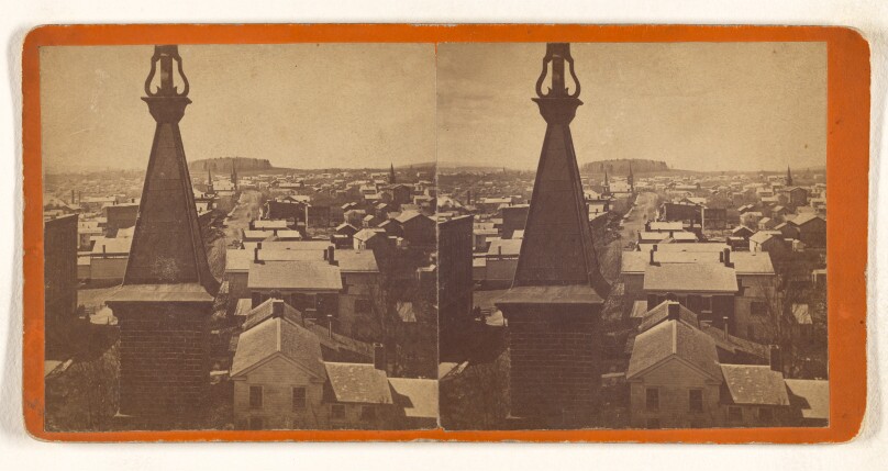 Hyde Park from M.E. Church Tower, (South.)