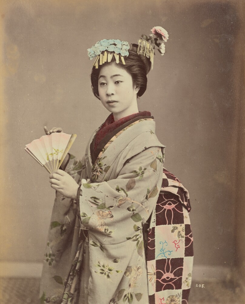 [Young Woman with Fan]