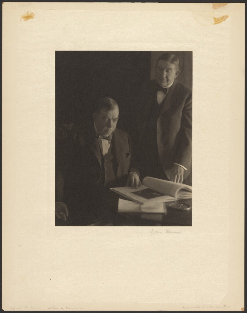 Irvin S. Cobb and Robert H. Davis, Editors of Munsey's Magazine