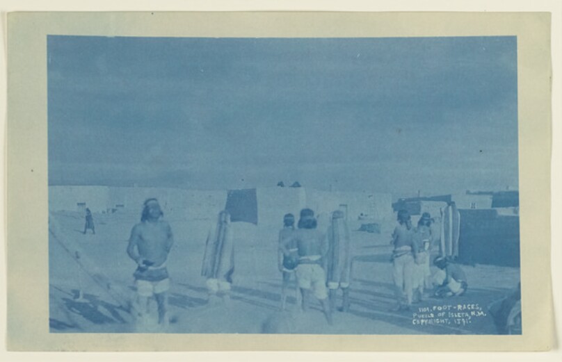 Foot-races, Pueblo of Isleta, N.M.