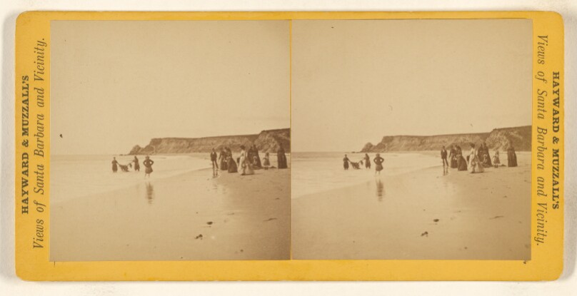 [Beach Scene, Santa Barbara, California]