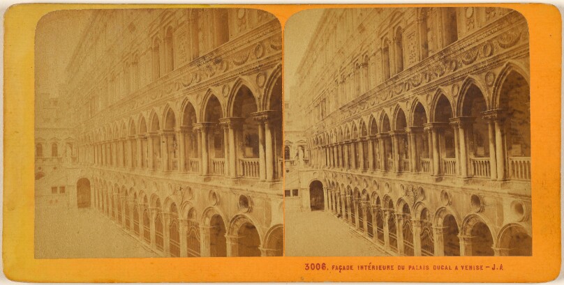 Facade intérieure du Palais Ducal, Venise