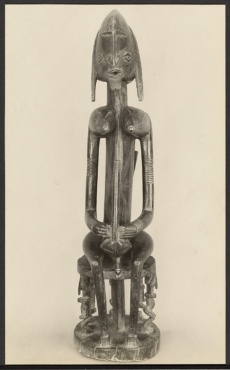Ancestral Figure Representing Hermaphrodite; French Sudan, Region of Bandiagara. Dogon. Front View / Figure of Hermaphrodite. Dogon, Region of Bandiagara.